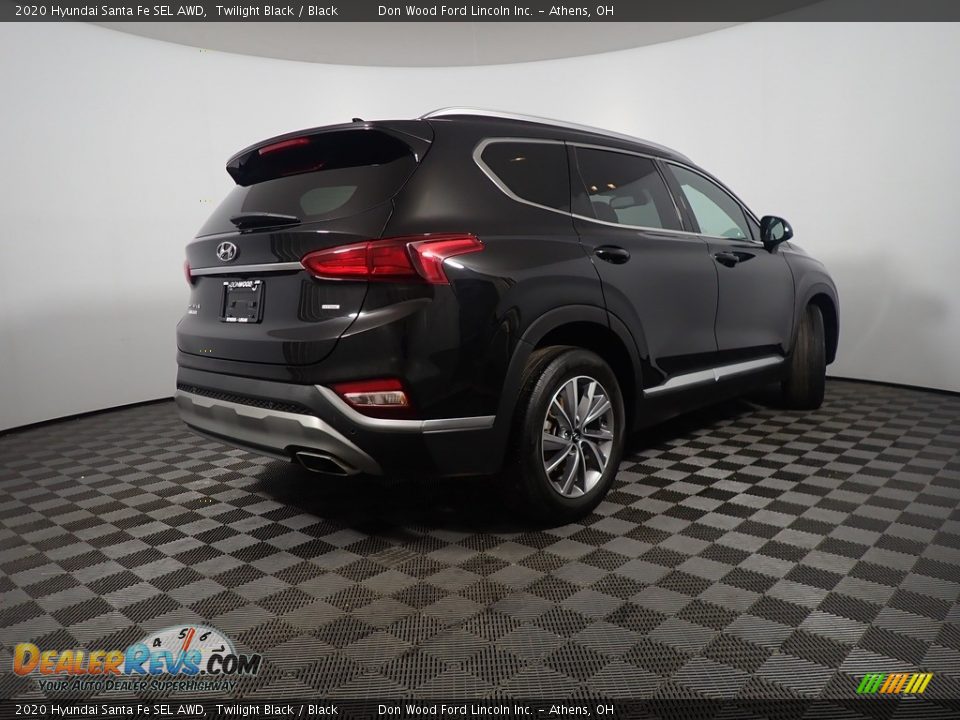 2020 Hyundai Santa Fe SEL AWD Twilight Black / Black Photo #18