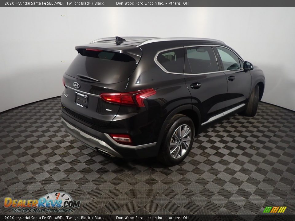 2020 Hyundai Santa Fe SEL AWD Twilight Black / Black Photo #19