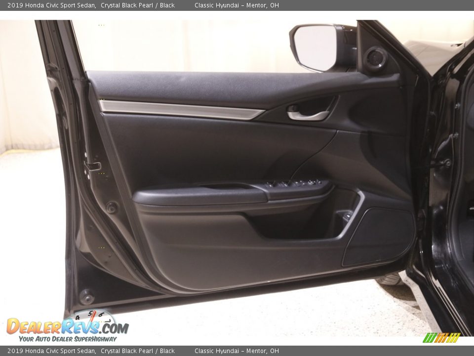 2019 Honda Civic Sport Sedan Crystal Black Pearl / Black Photo #4