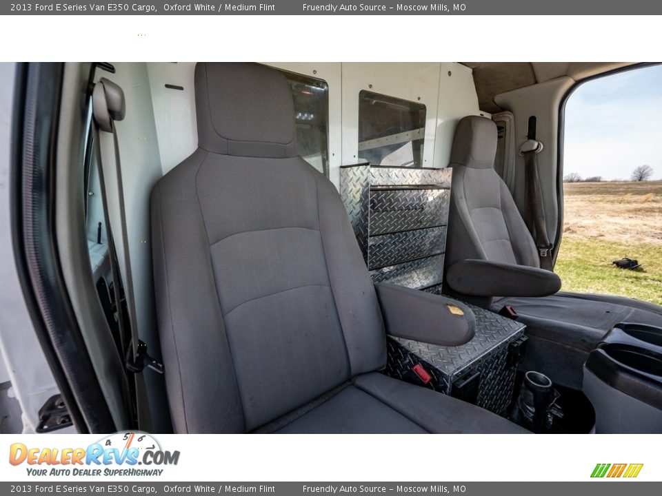 2013 Ford E Series Van E350 Cargo Oxford White / Medium Flint Photo #26