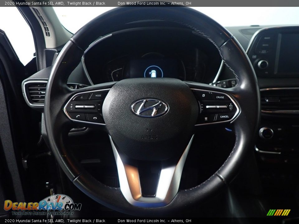 2020 Hyundai Santa Fe SEL AWD Twilight Black / Black Photo #29