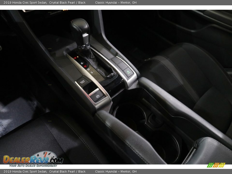 2019 Honda Civic Sport Sedan Crystal Black Pearl / Black Photo #13