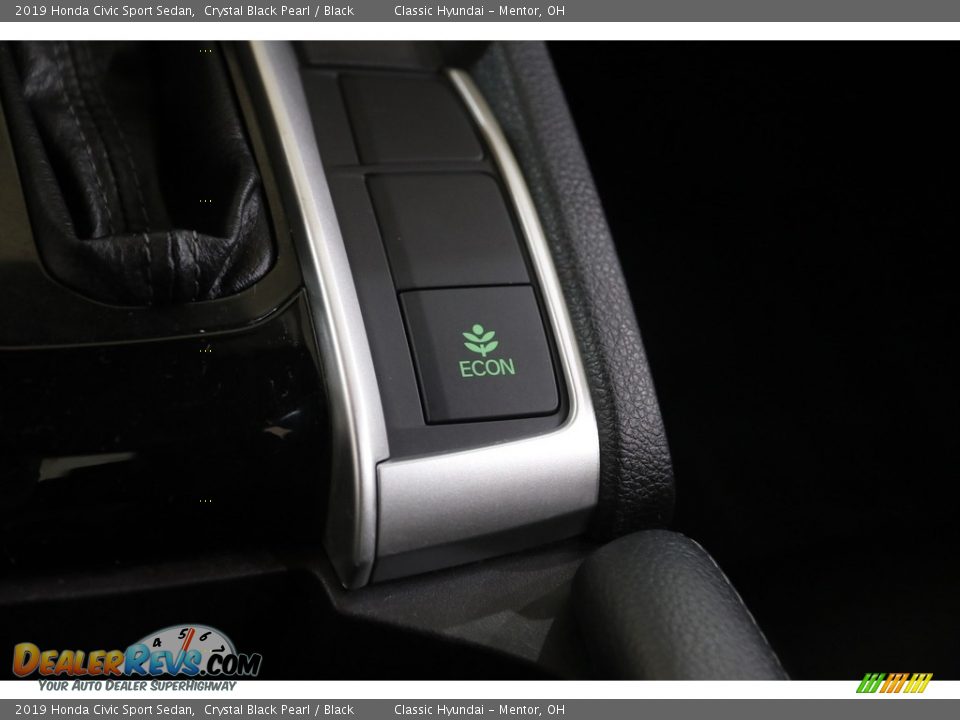 2019 Honda Civic Sport Sedan Crystal Black Pearl / Black Photo #14