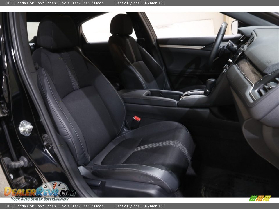 2019 Honda Civic Sport Sedan Crystal Black Pearl / Black Photo #15