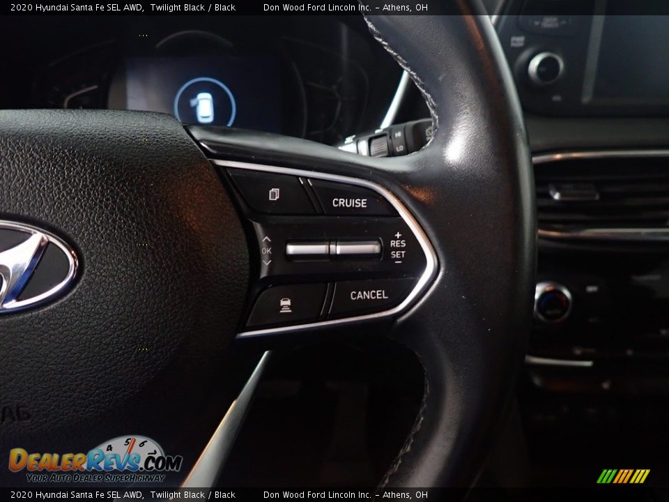 2020 Hyundai Santa Fe SEL AWD Twilight Black / Black Photo #32