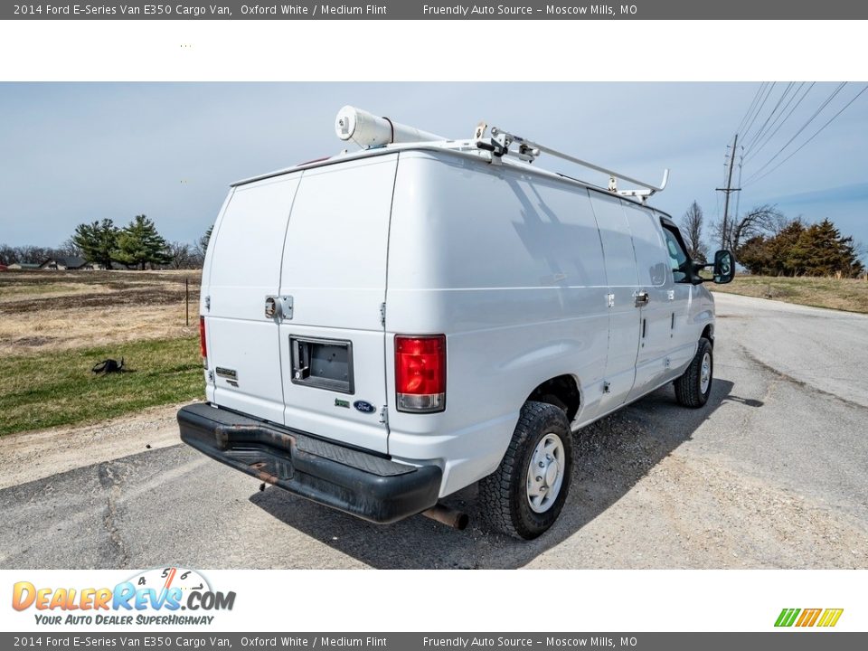 2014 Ford E-Series Van E350 Cargo Van Oxford White / Medium Flint Photo #4