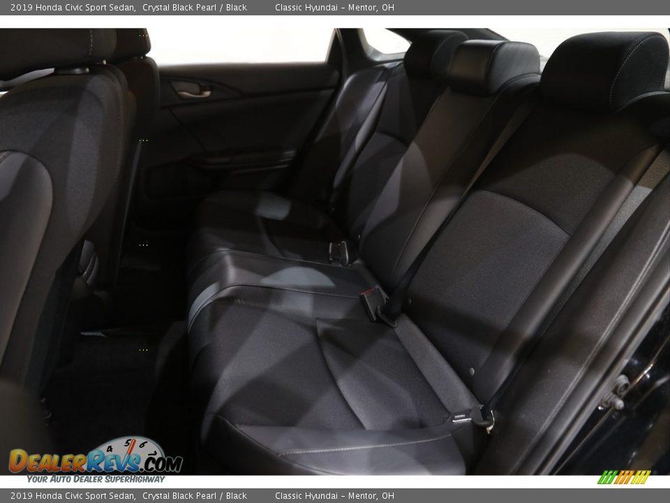 2019 Honda Civic Sport Sedan Crystal Black Pearl / Black Photo #17