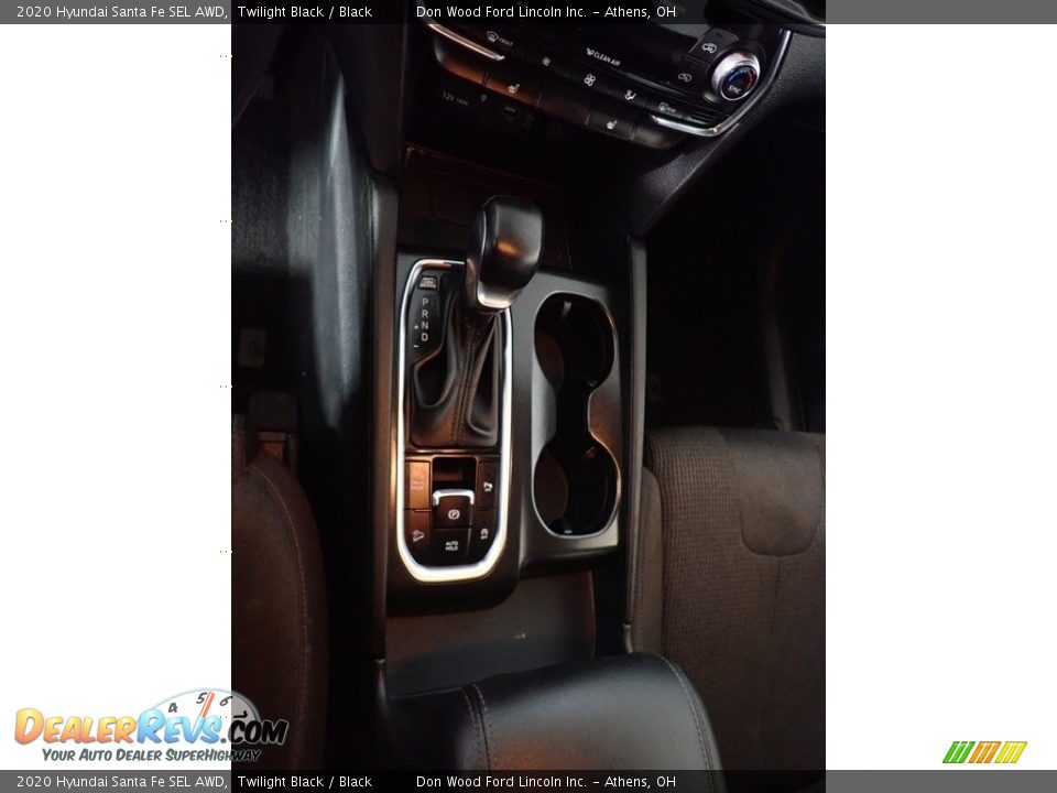 2020 Hyundai Santa Fe SEL AWD Twilight Black / Black Photo #34
