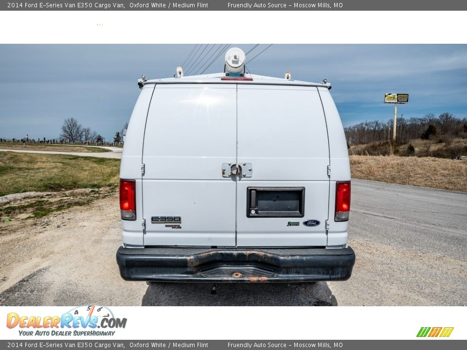 2014 Ford E-Series Van E350 Cargo Van Oxford White / Medium Flint Photo #5