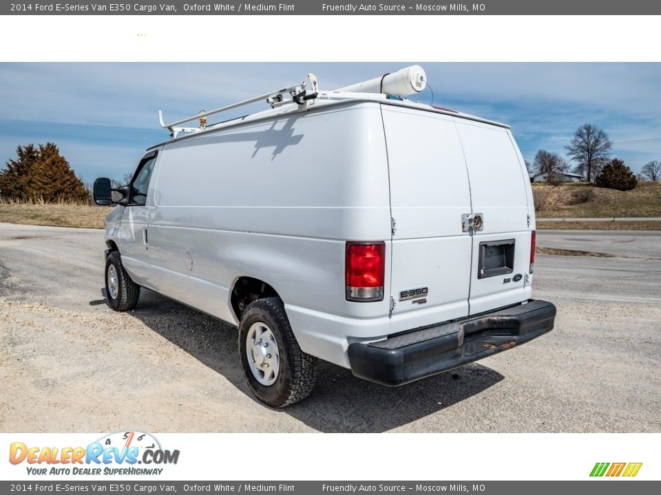 2014 Ford E-Series Van E350 Cargo Van Oxford White / Medium Flint Photo #6