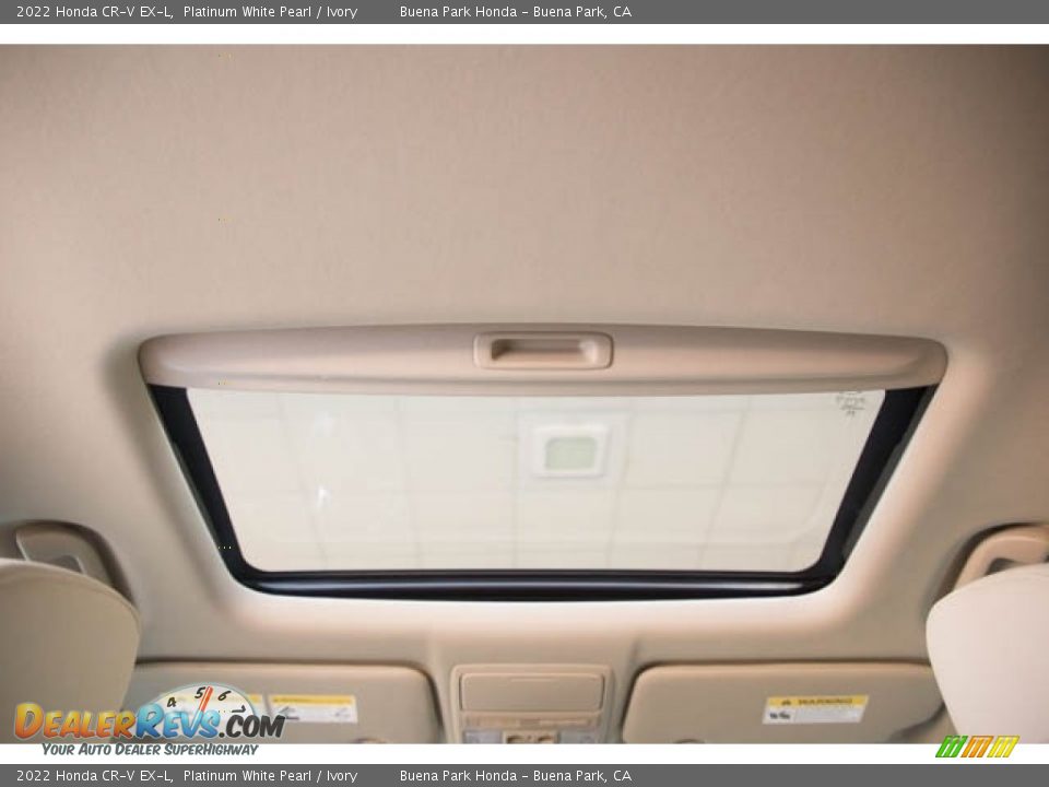 2022 Honda CR-V EX-L Platinum White Pearl / Ivory Photo #23