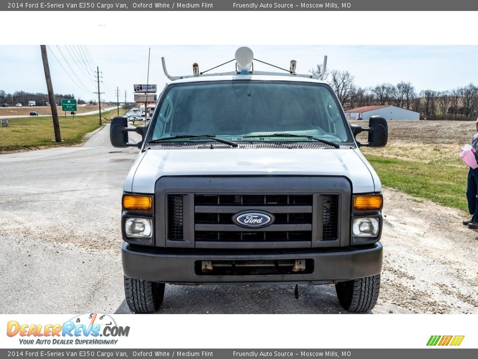 2014 Ford E-Series Van E350 Cargo Van Oxford White / Medium Flint Photo #9