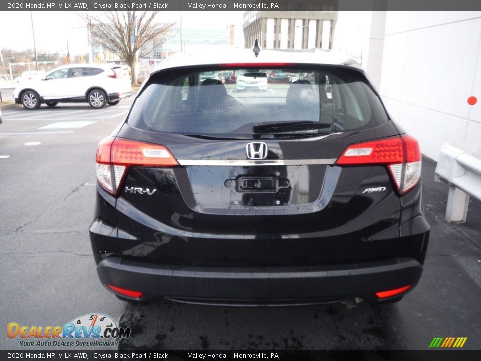 2020 Honda HR-V LX AWD Crystal Black Pearl / Black Photo #7
