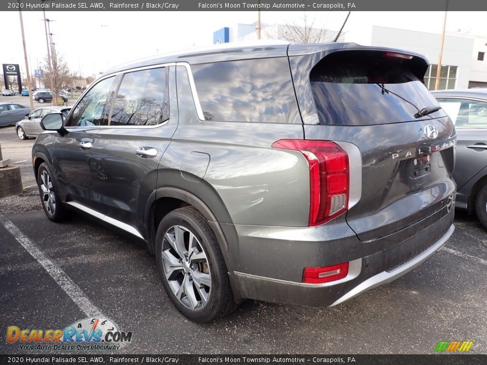 2020 Hyundai Palisade SEL AWD Rainforest / Black/Gray Photo #2