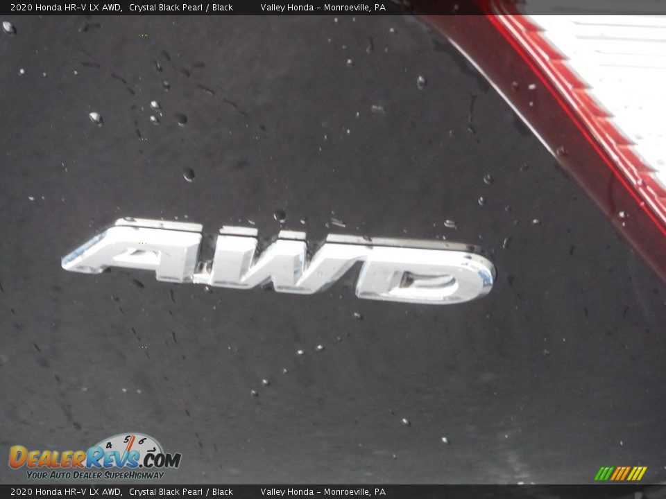 2020 Honda HR-V LX AWD Crystal Black Pearl / Black Photo #8