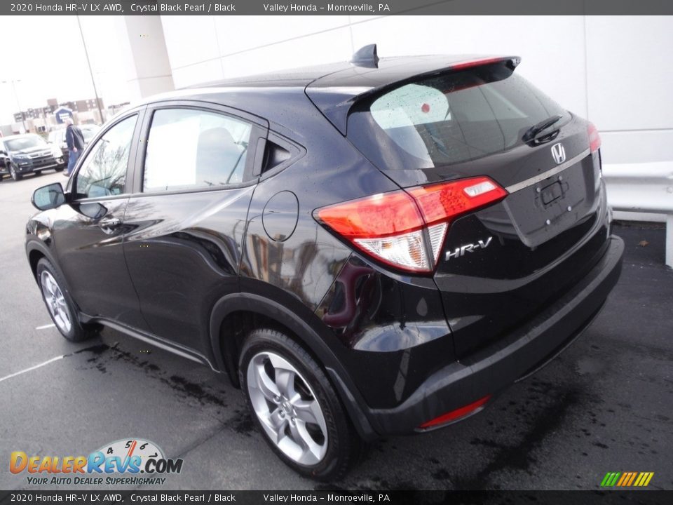 2020 Honda HR-V LX AWD Crystal Black Pearl / Black Photo #9