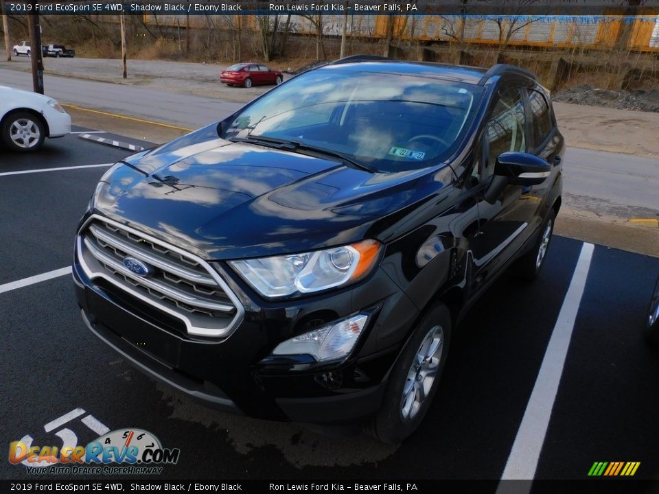2019 Ford EcoSport SE 4WD Shadow Black / Ebony Black Photo #4