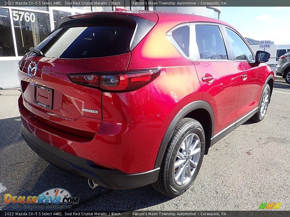 2022 Mazda CX-5 S Select AWD Soul Red Crystal Metallic / Black Photo #2