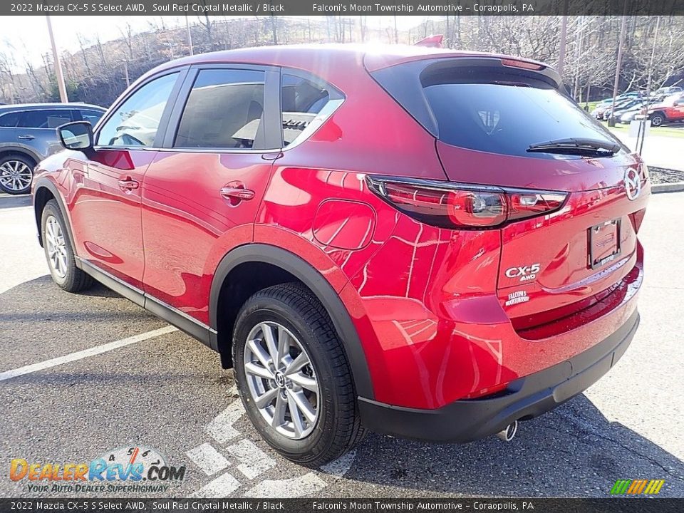 2022 Mazda CX-5 S Select AWD Soul Red Crystal Metallic / Black Photo #5