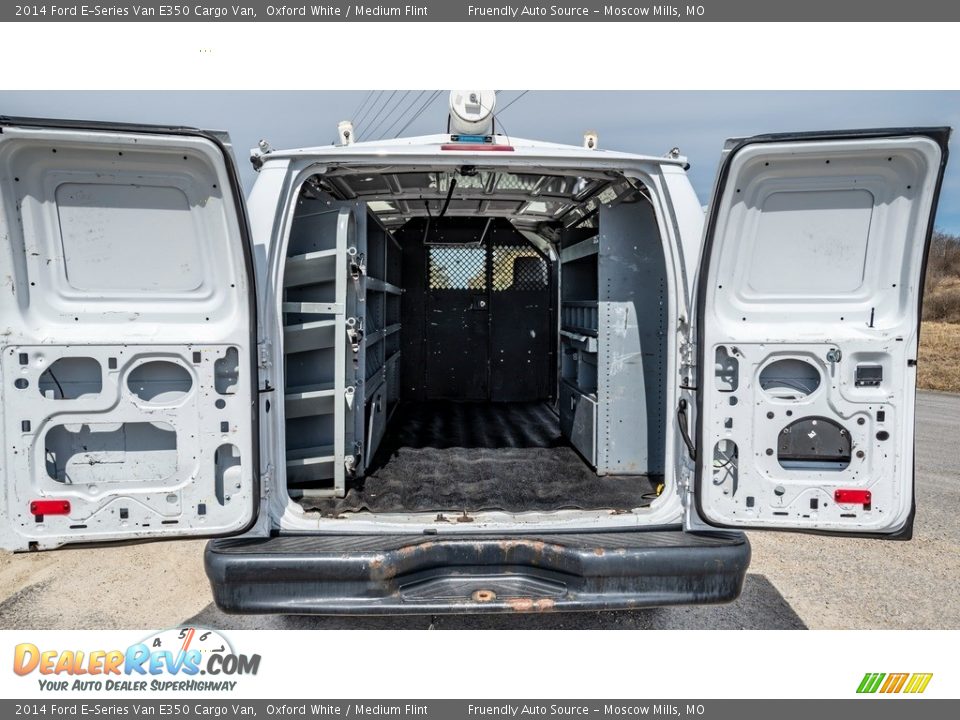 2014 Ford E-Series Van E350 Cargo Van Oxford White / Medium Flint Photo #20