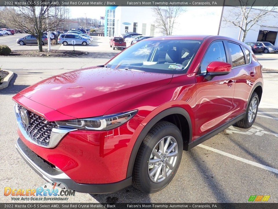 2022 Mazda CX-5 S Select AWD Soul Red Crystal Metallic / Black Photo #7