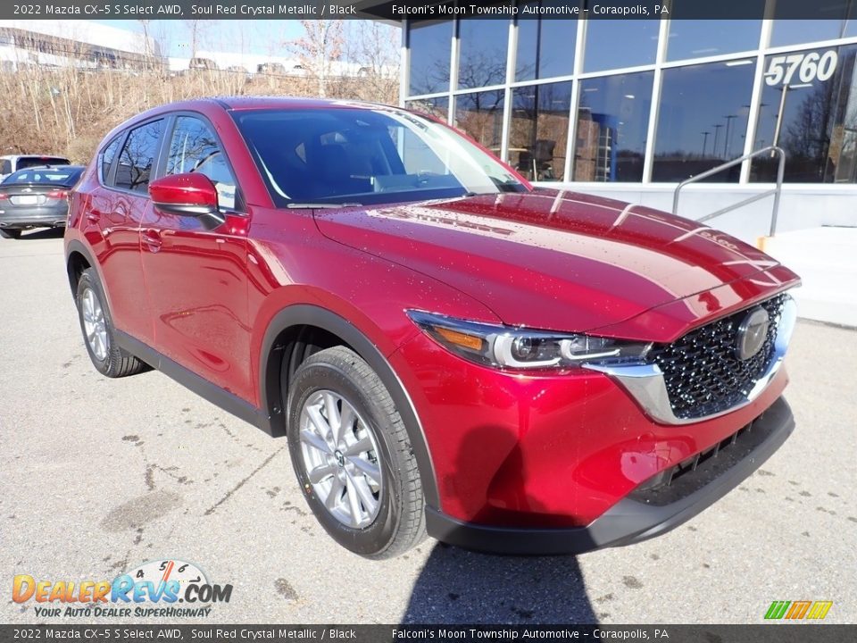 2022 Mazda CX-5 S Select AWD Soul Red Crystal Metallic / Black Photo #9