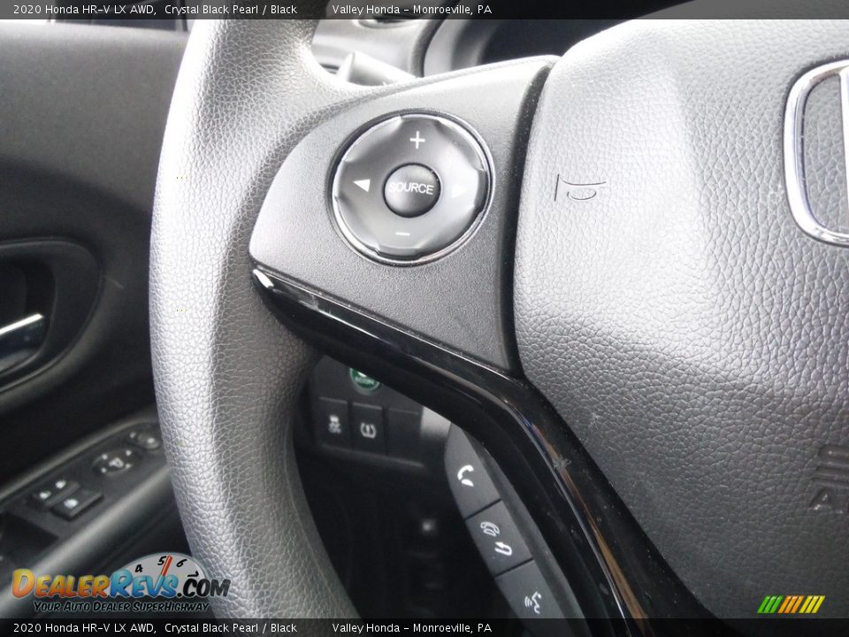 2020 Honda HR-V LX AWD Crystal Black Pearl / Black Photo #19