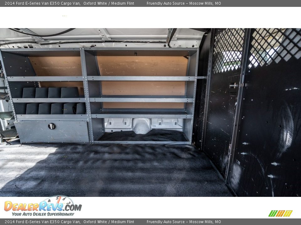 2014 Ford E-Series Van E350 Cargo Van Oxford White / Medium Flint Photo #23