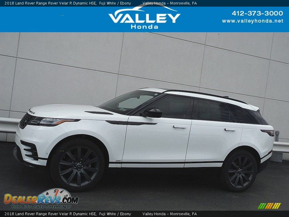 2018 Land Rover Range Rover Velar R Dynamic HSE Fuji White / Ebony Photo #2