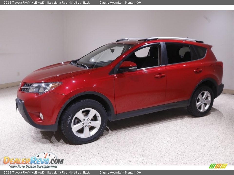 2013 Toyota RAV4 XLE AWD Barcelona Red Metallic / Black Photo #3