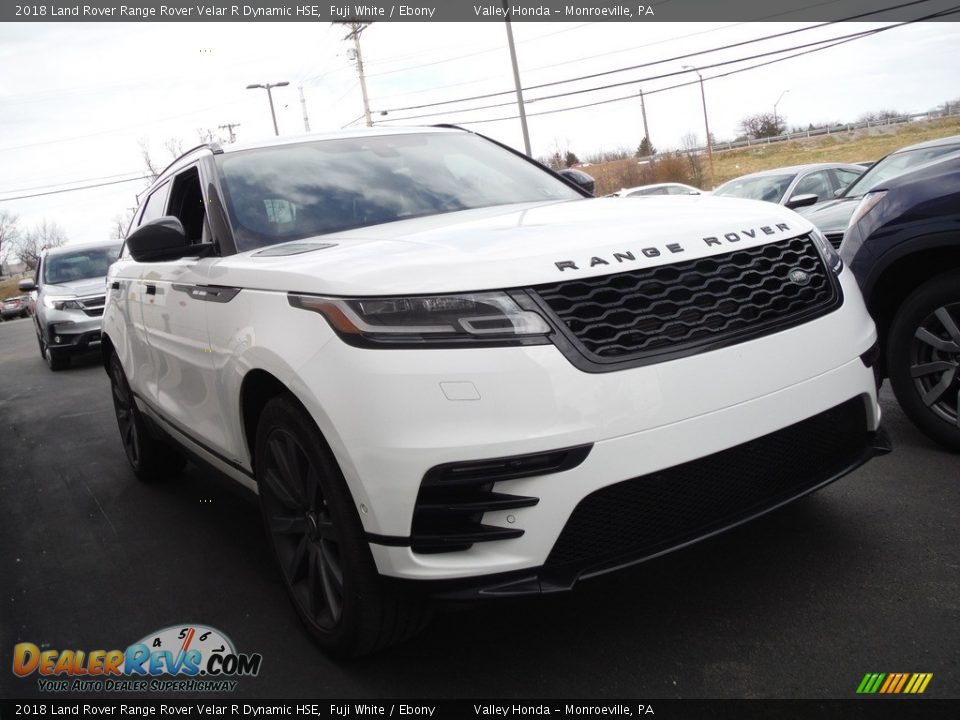 2018 Land Rover Range Rover Velar R Dynamic HSE Fuji White / Ebony Photo #7