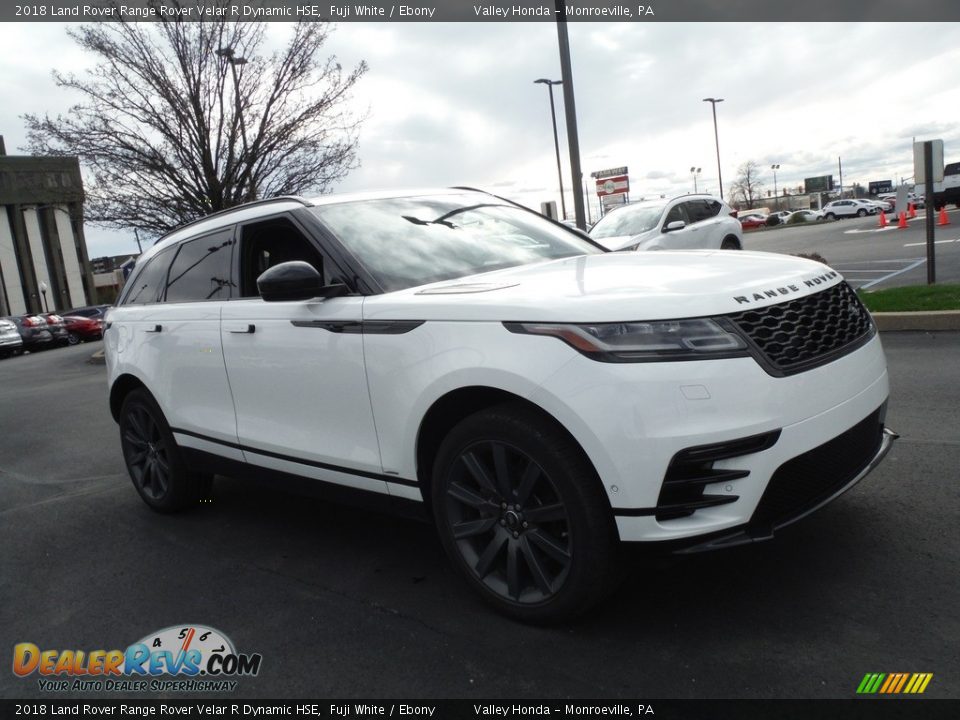 2018 Land Rover Range Rover Velar R Dynamic HSE Fuji White / Ebony Photo #8