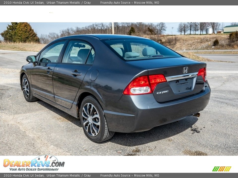 2010 Honda Civic LX Sedan Urban Titanium Metallic / Gray Photo #6