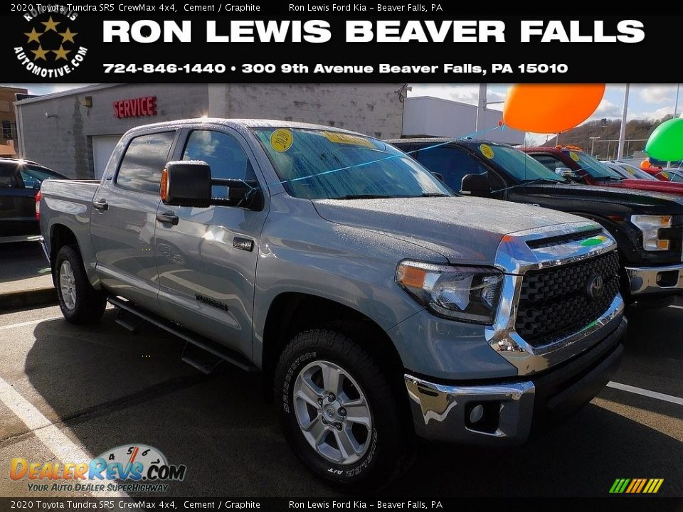 2020 Toyota Tundra SR5 CrewMax 4x4 Cement / Graphite Photo #1