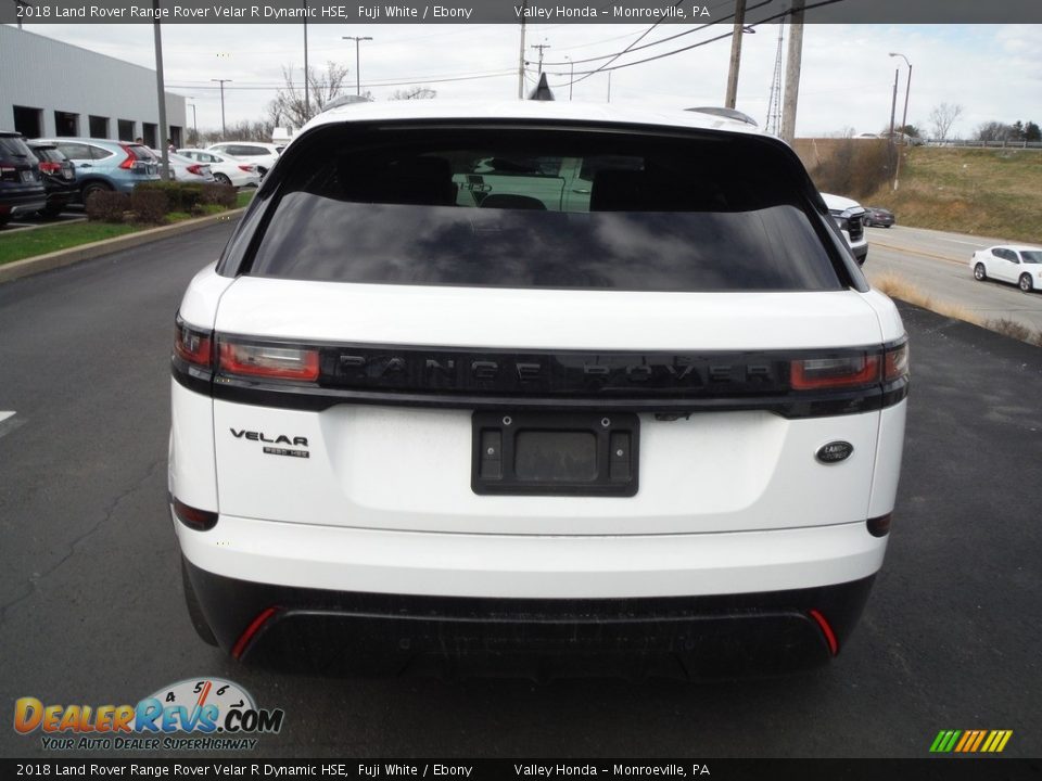 2018 Land Rover Range Rover Velar R Dynamic HSE Fuji White / Ebony Photo #10