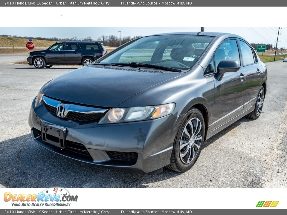 2010 Honda Civic LX Sedan Urban Titanium Metallic / Gray Photo #8