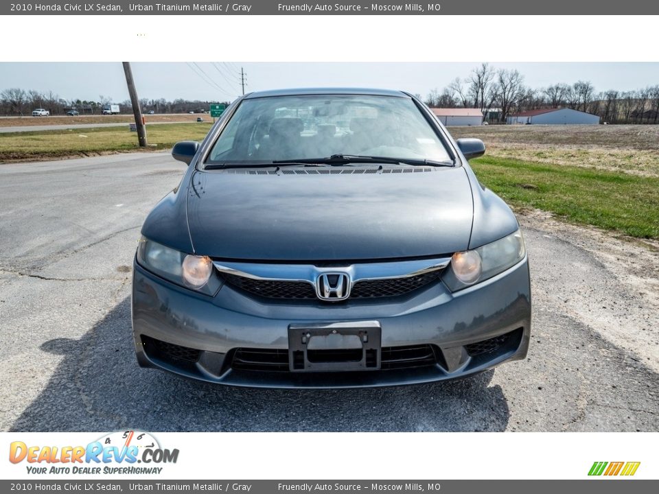 2010 Honda Civic LX Sedan Urban Titanium Metallic / Gray Photo #9