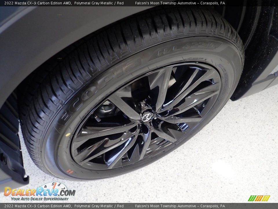 2022 Mazda CX-9 Carbon Edition AWD Polymetal Gray Metallic / Red Photo #10