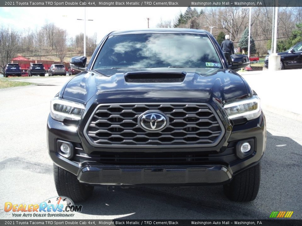 Midnight Black Metallic 2021 Toyota Tacoma TRD Sport Double Cab 4x4 Photo #12