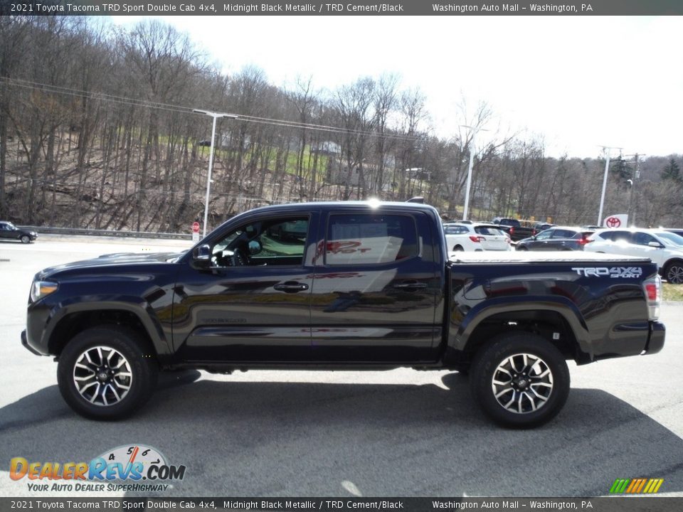 Midnight Black Metallic 2021 Toyota Tacoma TRD Sport Double Cab 4x4 Photo #14