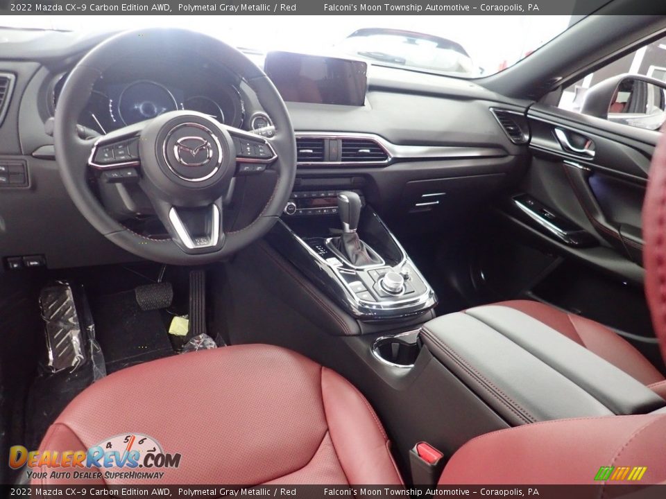 Front Seat of 2022 Mazda CX-9 Carbon Edition AWD Photo #13