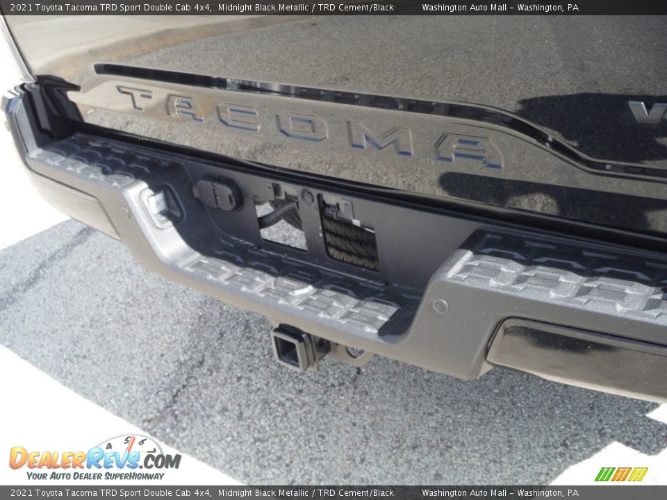 2021 Toyota Tacoma TRD Sport Double Cab 4x4 Midnight Black Metallic / TRD Cement/Black Photo #17