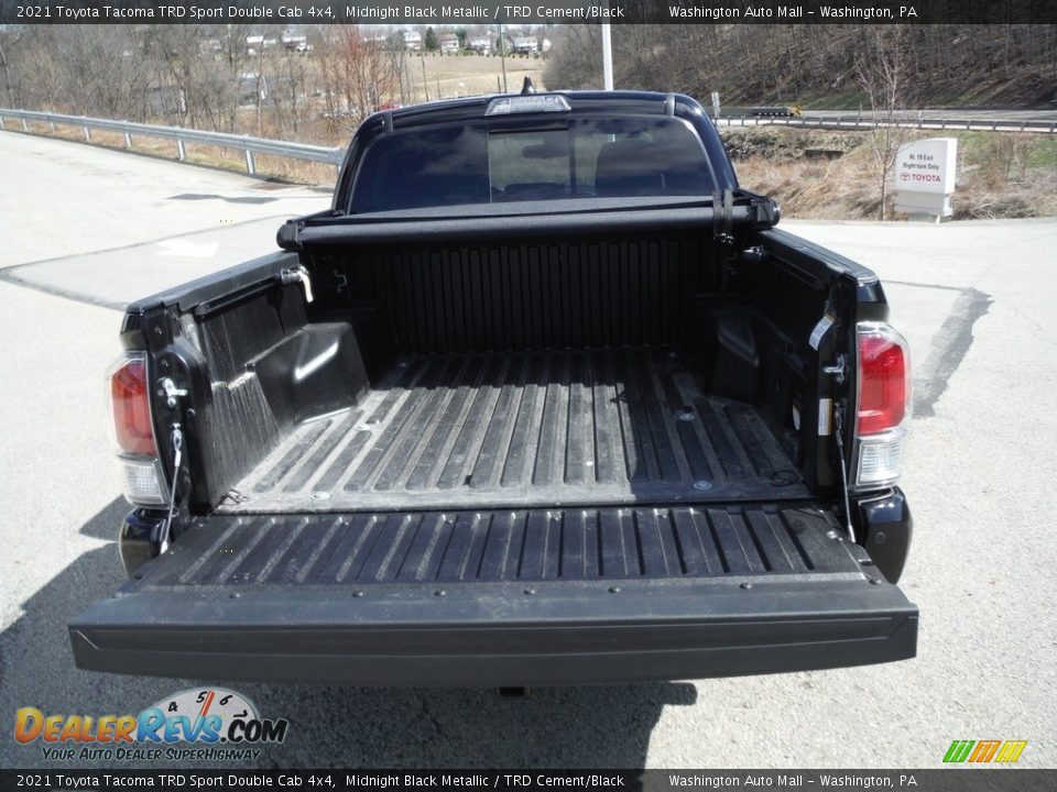 2021 Toyota Tacoma TRD Sport Double Cab 4x4 Midnight Black Metallic / TRD Cement/Black Photo #19