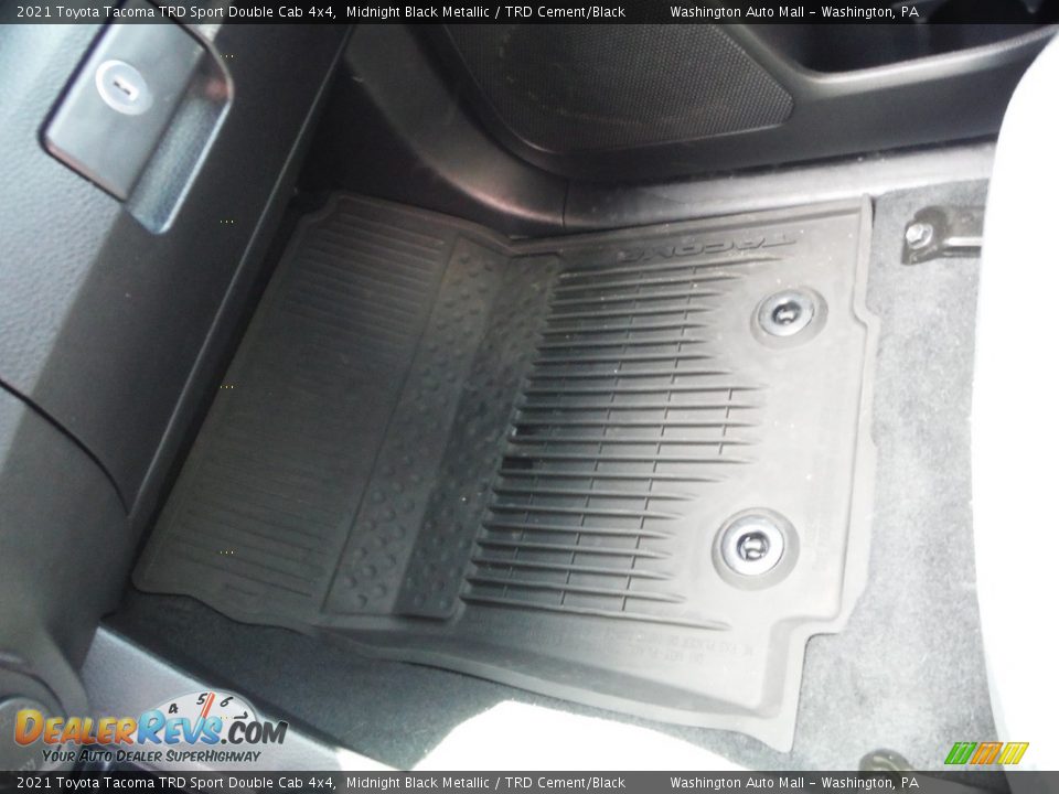 2021 Toyota Tacoma TRD Sport Double Cab 4x4 Midnight Black Metallic / TRD Cement/Black Photo #29