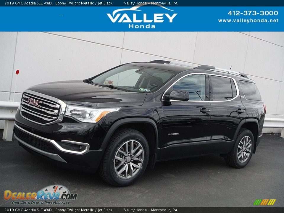 2019 GMC Acadia SLE AWD Ebony Twilight Metallic / Jet Black Photo #1