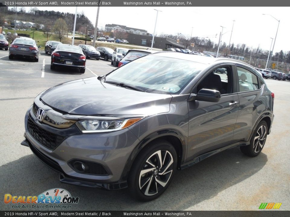 2019 Honda HR-V Sport AWD Modern Steel Metallic / Black Photo #5