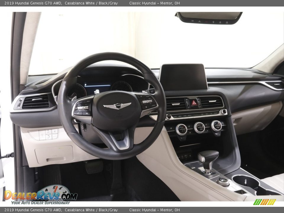 Dashboard of 2019 Hyundai Genesis G70 AWD Photo #6