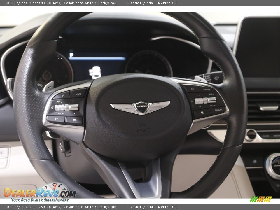 2019 Hyundai Genesis G70 AWD Steering Wheel Photo #7