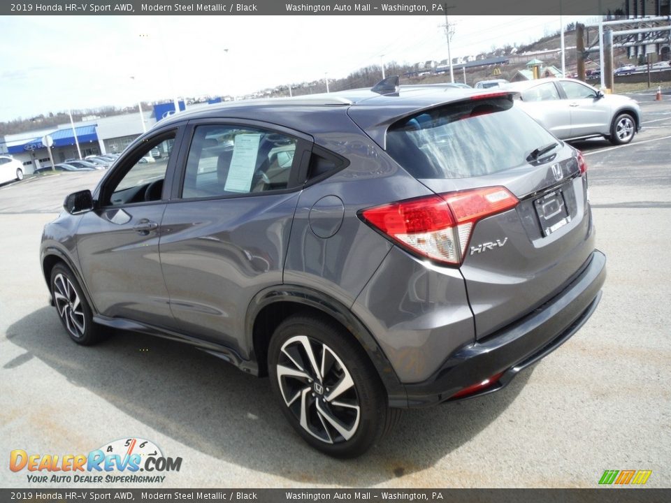 2019 Honda HR-V Sport AWD Modern Steel Metallic / Black Photo #7