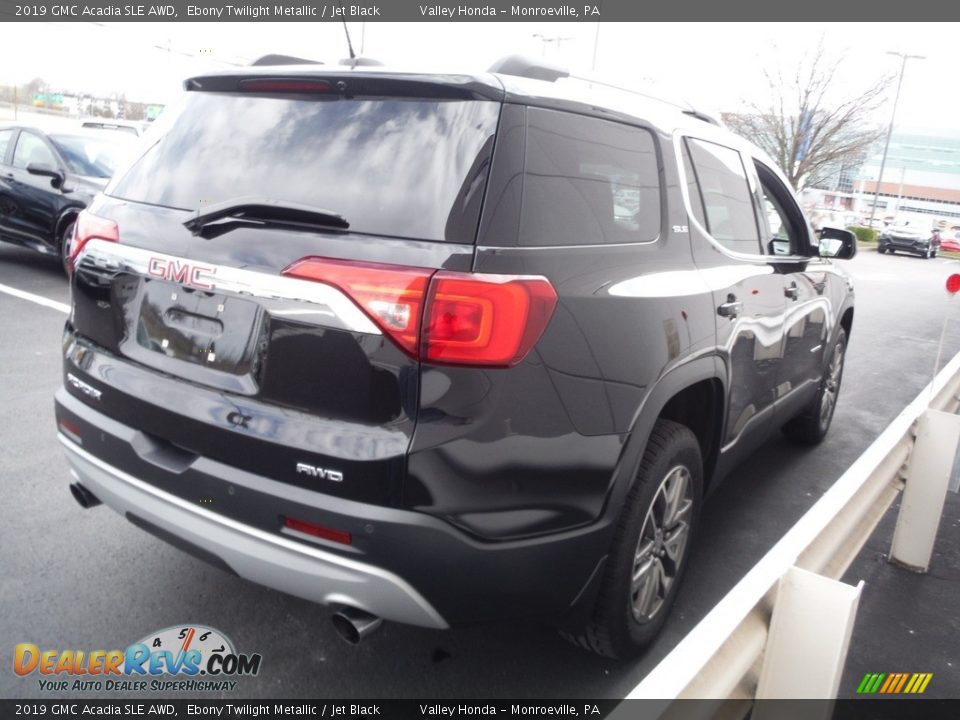 2019 GMC Acadia SLE AWD Ebony Twilight Metallic / Jet Black Photo #6